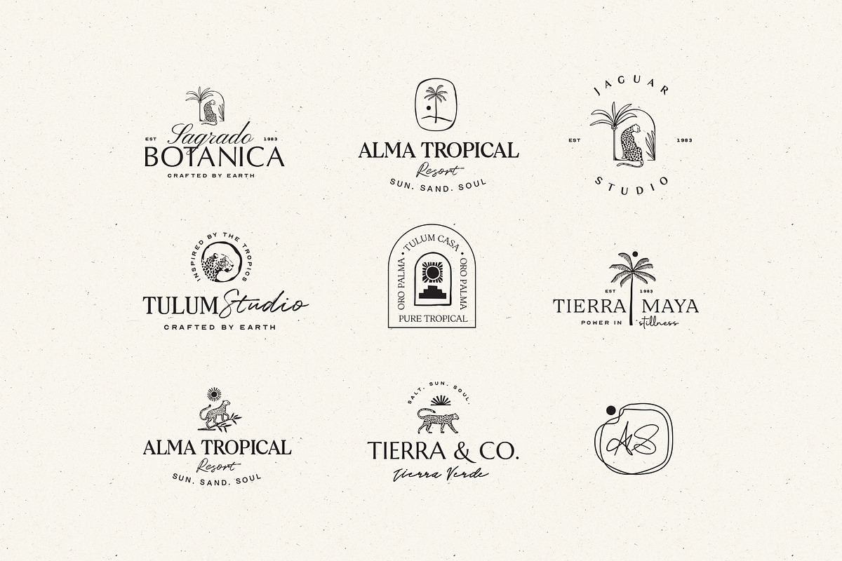CASA TULUM | Refined Logo Collection, a Branding & Logo Template by Studio_Byrsa (Photo 10 of 16)