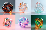 3D ABSTRACT KNOTS, an Object 3D Model by VaivaJaloveckienė (Thumbnail 3 of 3)