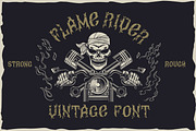 Flame rider, a Font by Fractal fonts & graphics (Thumbnail 1 of 15)