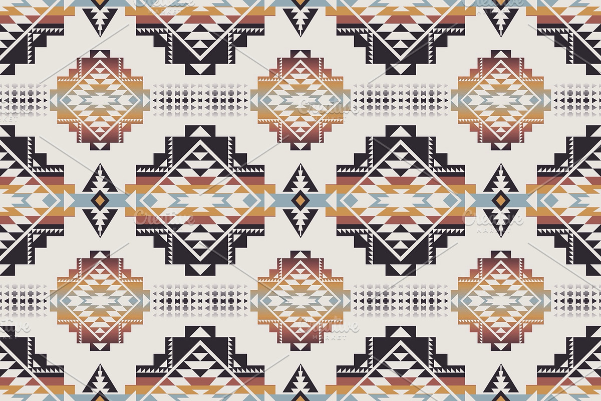 Beige Native American Pattern, a Pattern Graphic by PPEthnicDecorPattern (Photo 1 of 10)