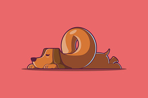 Long Dog!, an Animal Illustration by pedrors