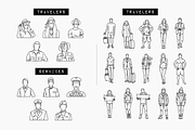 281 Travel Icons Set - Bundle, an Outline Icon by Hatch Design Workshop (Thumbnail 10 of 19)
