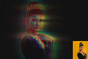 Ultra Neon Hologram FX Ps Action, an Action Add-On by Studio Retouch (Thumbnail 9 of 14)