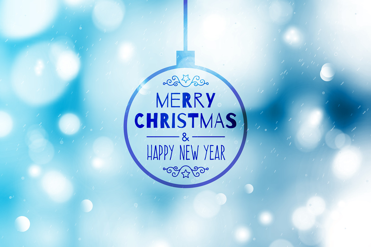 6 Christmas blurred backgrounds, a Texture Graphic by redcollegiya design (Photo 1 of 6)