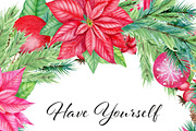 Christmas Red Poinsettia PNG, an Illustration by svetodesign (Thumbnail 3 of 5)