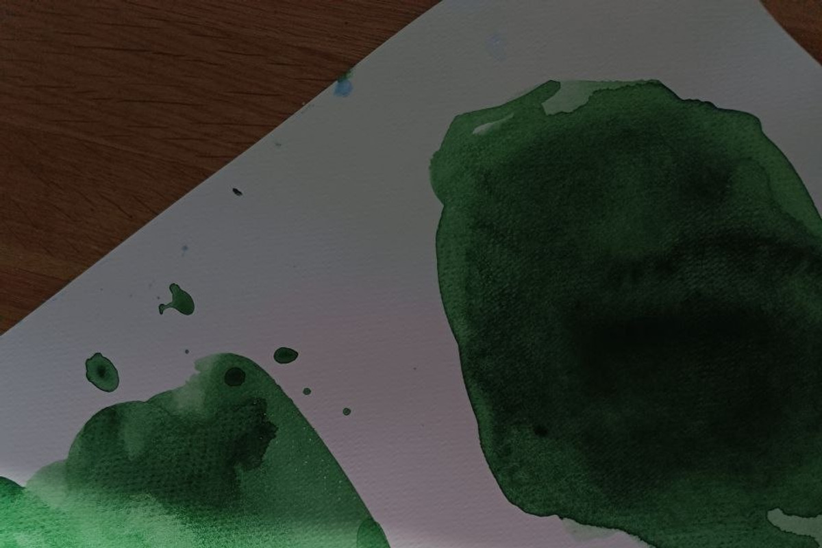 12 Green Watercolor Elements, a Background Graphic by Irina (Photo 5 of 6)