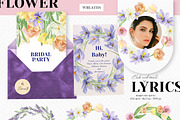 Pastel Flowers Botanical collection, a Decorative Illustration by AnnaTkachi (Thumbnail 5 of 7)