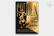 Golden Affair Flyer Template, a Flyer Template by ThatsDesignArt (Thumbnail 1 of 7)