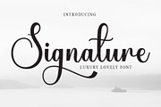 Signature Elegant Handwritten Font, a Handwritten Font by Akrinity Digital (Thumbnail 1 of 3)
