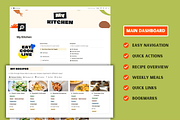 Notion Recipes Meal Planner Template, a Templates & Theme by Woolshark (Thumbnail 2 of 10)