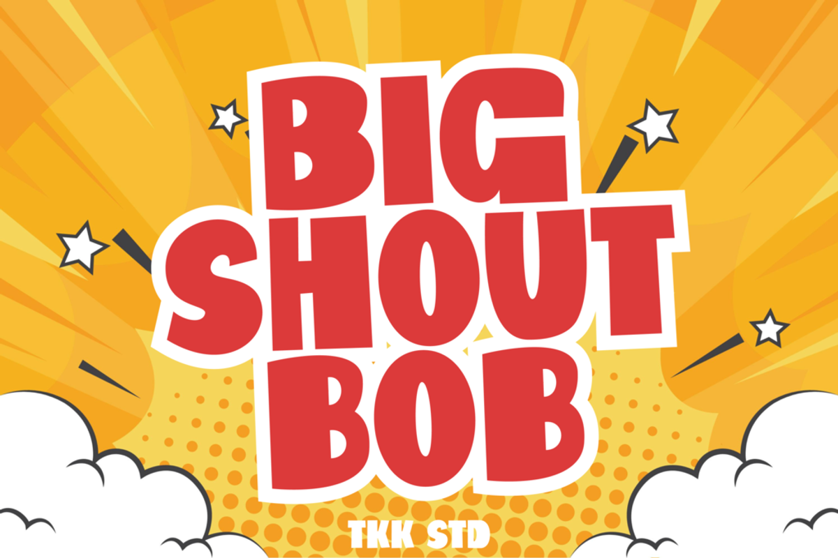 Big Shout Bob - Block Font, a Sans Serif Font by tokokoo (Photo 12 of 12)