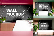Wall Logo Mockup Bundle, an Advertising Mockup by samsulpassive (Thumbnail 3 of 3)