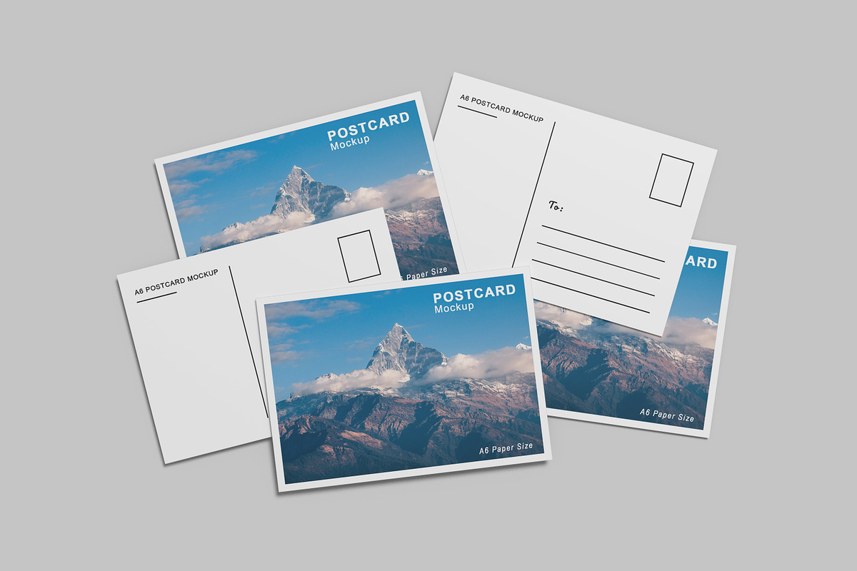 Postcard Mockup, a Print Template by Amigos__46 (Photo 16 of 18)