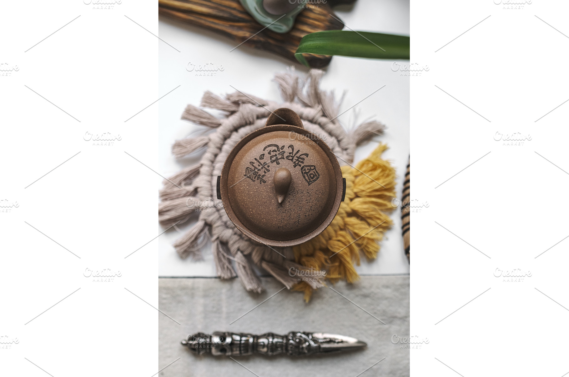 Stylishly designed decorative pot, an Arts & Entertainment Photo by Media Whale Stock