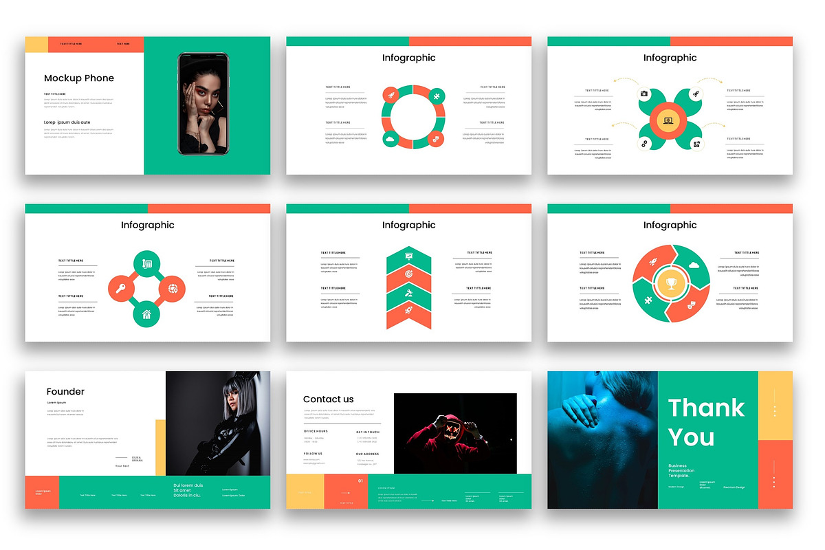 Venia–Business PowerPoint Template, a Presentation Template by kreatifreya (Photo 5 of 5)