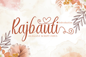 Rajbauti Elegant Script Font