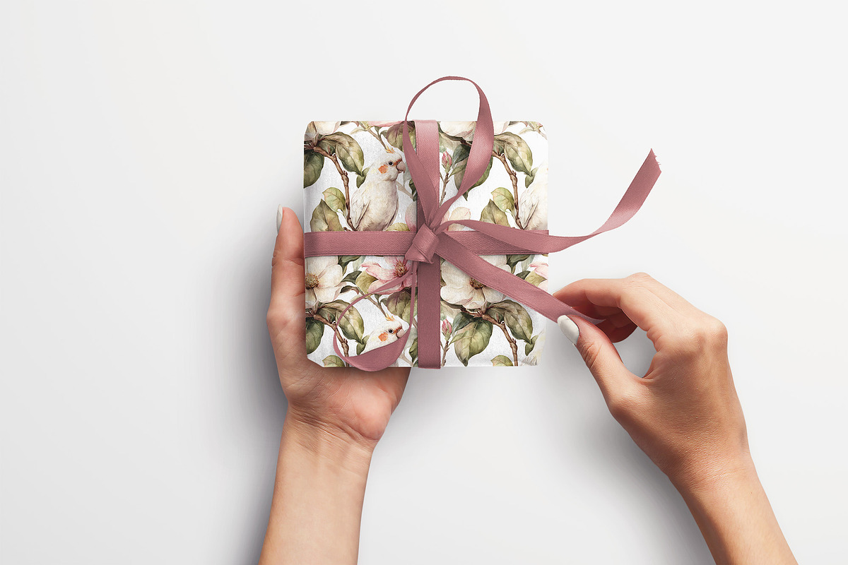 MAGNOLIA POEME Seamless Pattern, a Pattern Graphic by AYAKA Studio Co. (Photo 7 of 11)