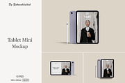 Tablet Mini Mockup, an iPhone Mockup by zuhraabdullah (Thumbnail 1 of 12)