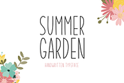 Summer Garden Typeface, a Script Font by Seemly Fonts (Thumbnail 1 of 5)