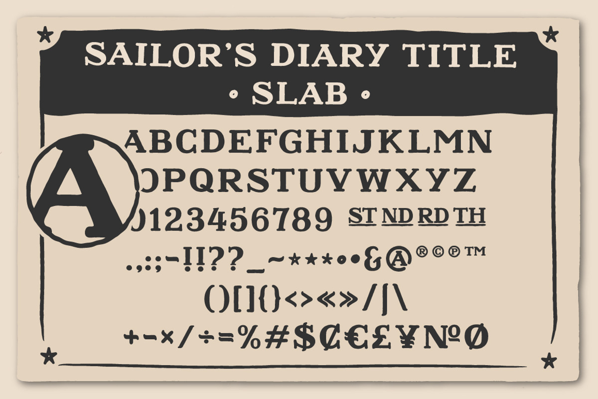 Sailors Diary Font Bundle, a Sans Serif Font by BAD TASTE (Photo 9 of 14)