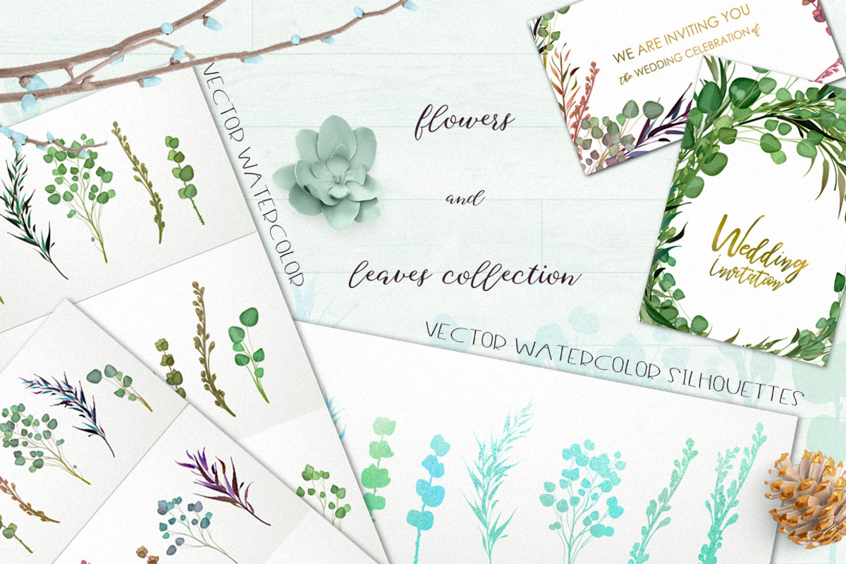 The Melancholy - flowers and leaves, an Illustration by Gluiki (Photo 2 of 6)