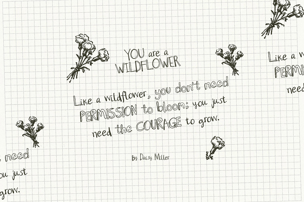 Total Mess - A Quirky Doodle Font, a Handwritten Font by AndrewPixelType (Photo 8 of 12)