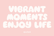 Ciao Bella - Bold Bubble Font, a Sans Serif Font by ariodsgn (Thumbnail 7 of 10)
