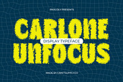 Carlone Unfocus, a Sans Serif Font by Craft Supply Co. (Thumbnail 1 of 8)