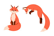 Cute funny cartoon fox childish set, an Animal Illustration by Good Studio (Thumbnail 3 of 9)