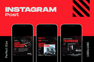 Lanche Techwear Instagram Template