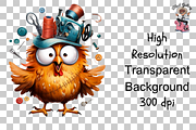 Funny Chicken Seamstress PNG Bundle, a Graphic by Clipart Bloom (Thumbnail 13 of 16)