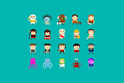 100 Pixel Art Characters - 2, an Icon by chewkotski (Thumbnail 3 of 6)