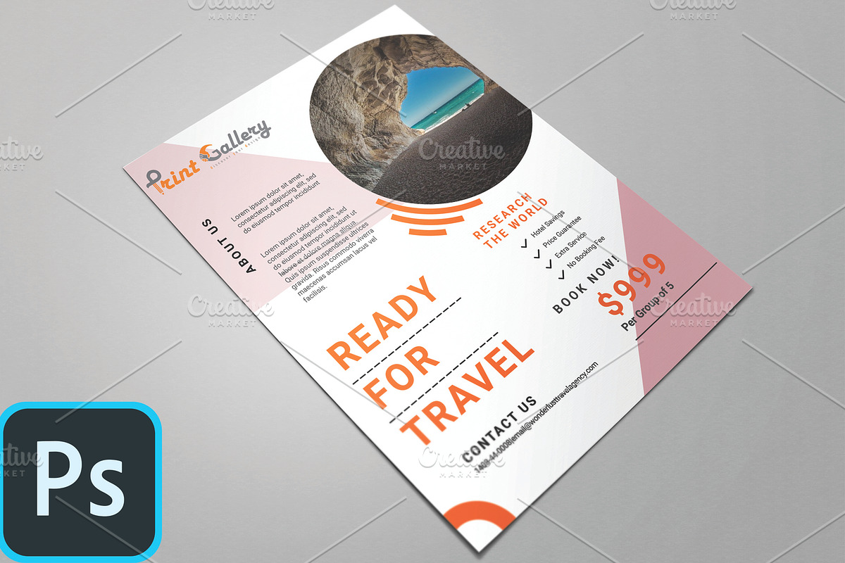 Spiti Travel Flyer, a Flyer Template by Proshanta Sarker (Photo 4 of 4)