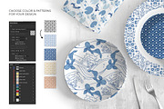 Chinese Ceramic Patterns, a Pattern Graphic by AsianElements (Thumbnail 3 of 14)