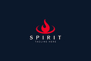 Spirit Red Flame Logo Eye Fire, a Branding & Logo Template by Signatoro (Thumbnail 2 of 3)