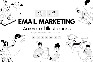 Email Marketing Illustration Set