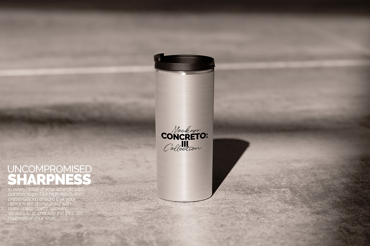 Silver Straight Tumbler Mockup, a Merchandise Mockup by Banana Mockups (Photo 3 of 5)