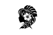 Floral Woman Face Silhouette Bundle, an Illustration by jahid234 (Thumbnail 3 of 31)