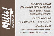 Millo, a Script Font by Garisman Std (Thumbnail 5 of 7)