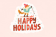 Club Merry Layered Font, a Sans Serif Font by Nicky Laatz (Thumbnail 11 of 12)