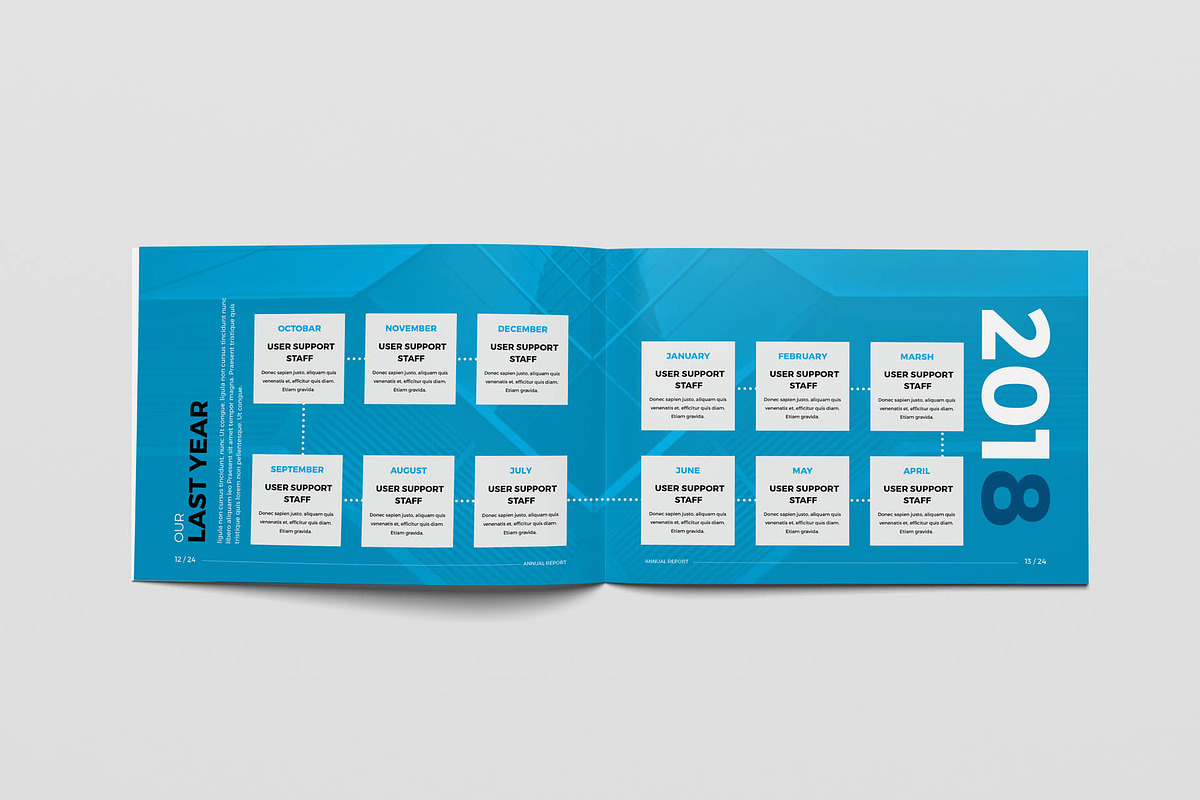 A5 Annual Report Brochure, a Brochure Template by New Lines (Photo 10 of 13)
