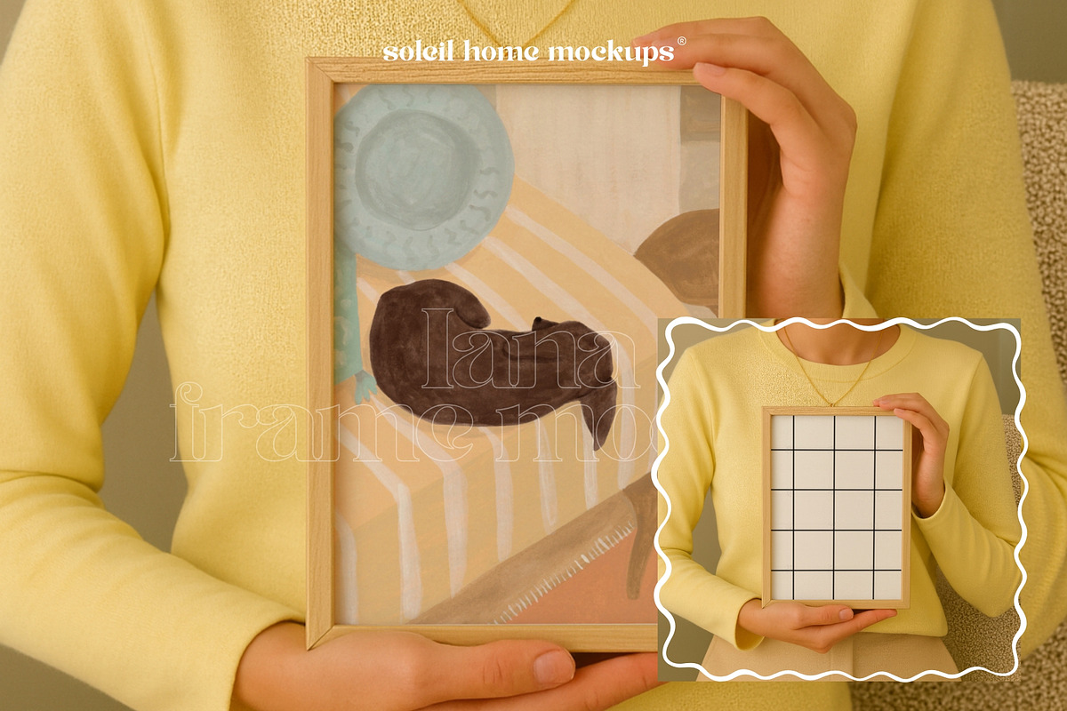 IANA | Frame Mockup Set With People, a Household Mockup by SoleilHomeMockups (Photo 7 of 11)