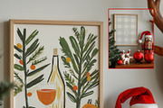 Merry & Bright Christmas Card Mockup, a Product Mockup by NikiArts (Thumbnail 10 of 17)