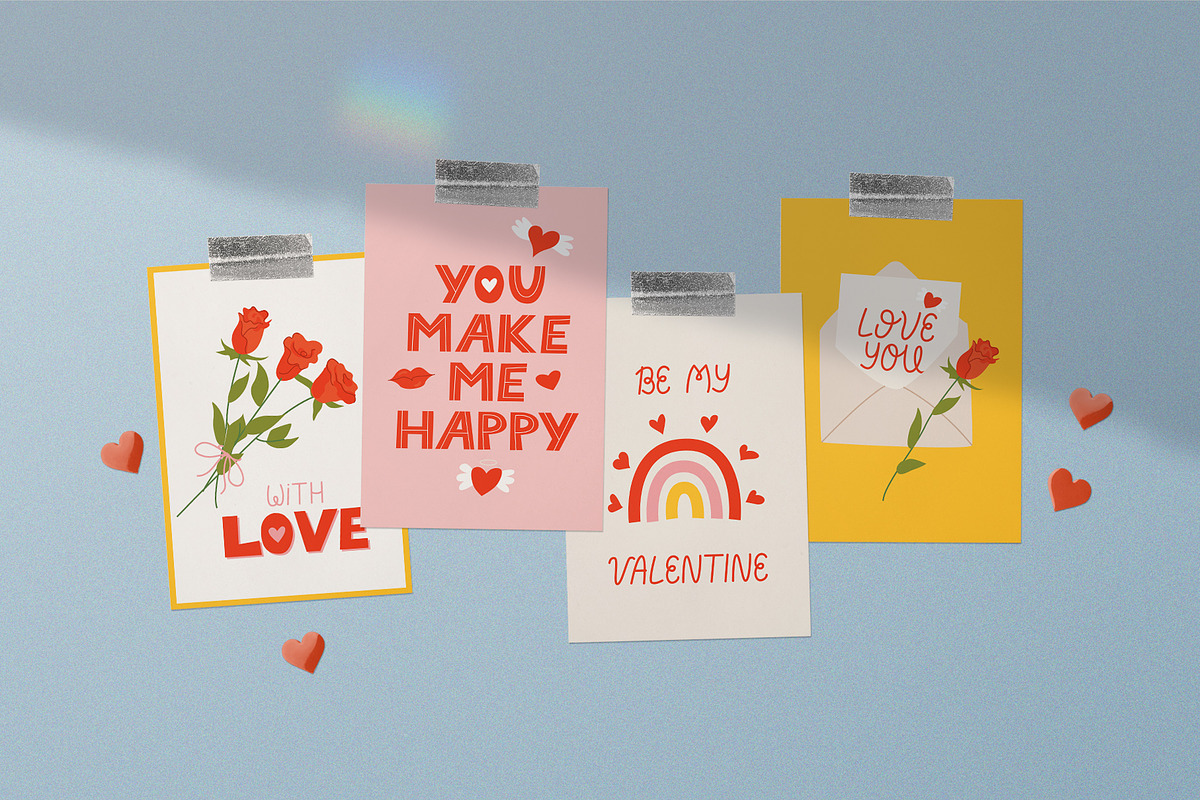 Love Message Valentine's day clipart, an Object Illustration by Felizabeth Design (Photo 5 of 9)