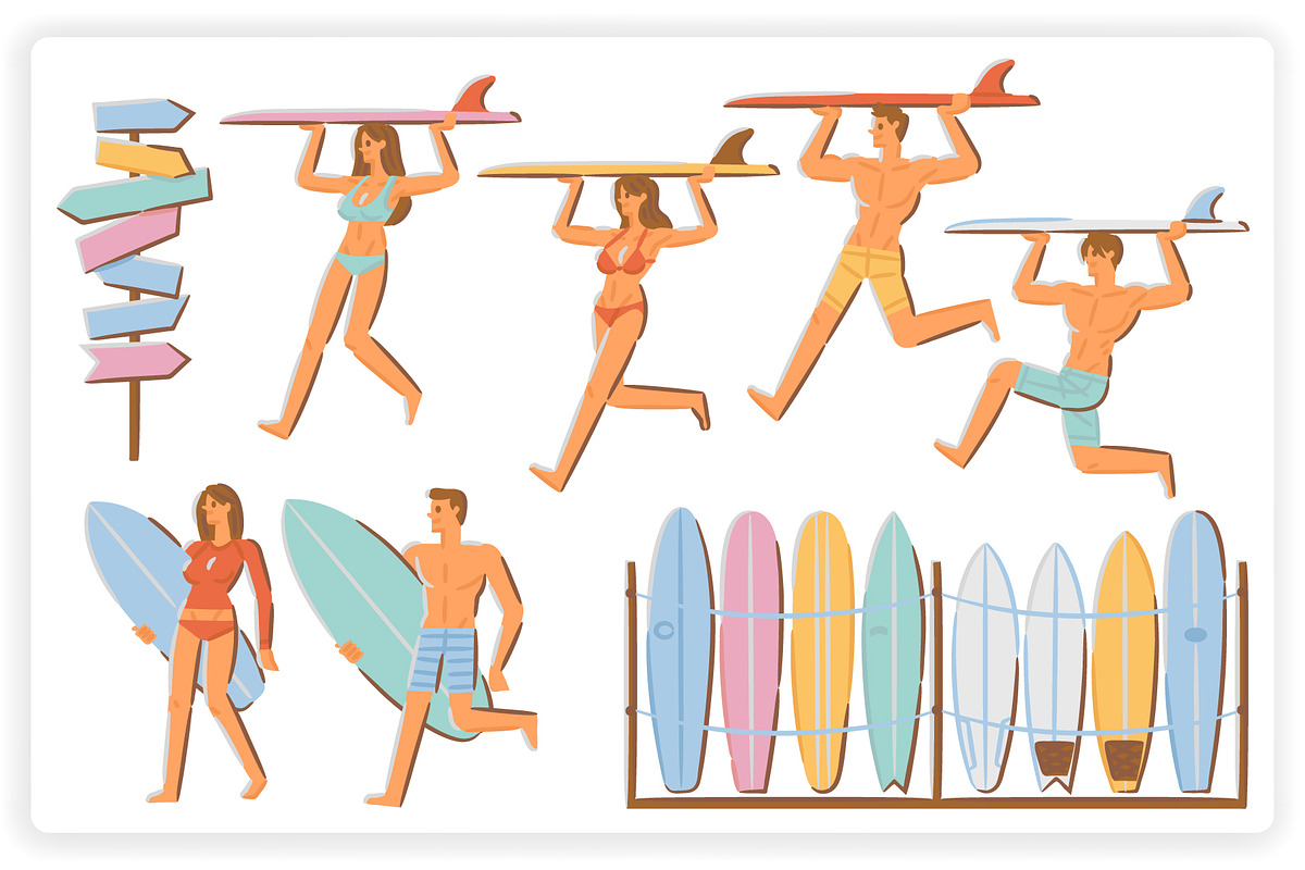 37 Surfing Elements, a Graphic by monkik (Photo 2 of 10)