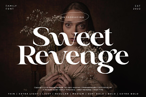 Sweet Revenge 8 Family Font