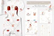 Magic dreams watercolor collection, an Animal Illustration by AfonshinaArt (Thumbnail 5 of 12)