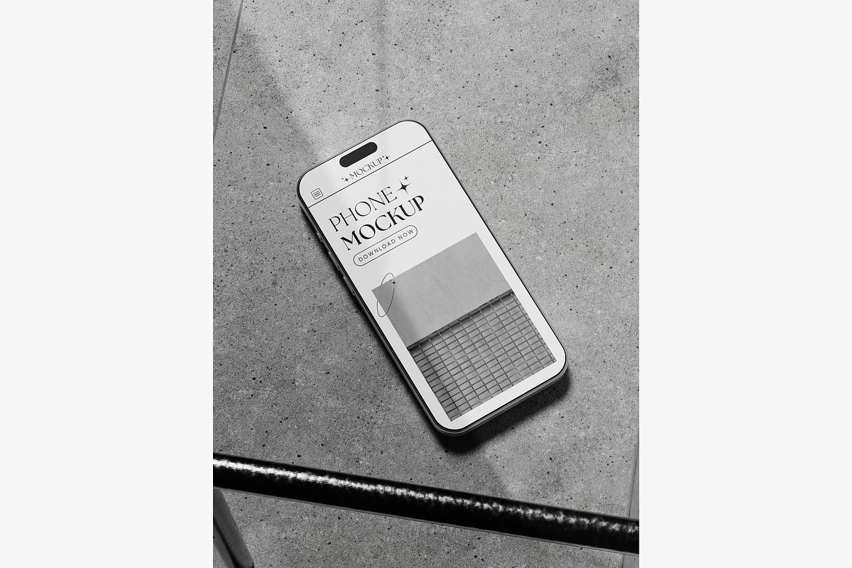 Device Mockup: iPhone & iPad Pro, an iPhone Mockup by mockupocka (Photo 8 of 15)
