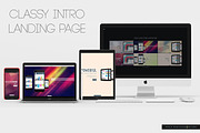 mWm Classy Intro Landing Page, a HTML Template by mWm Themes (Thumbnail 1 of 6)