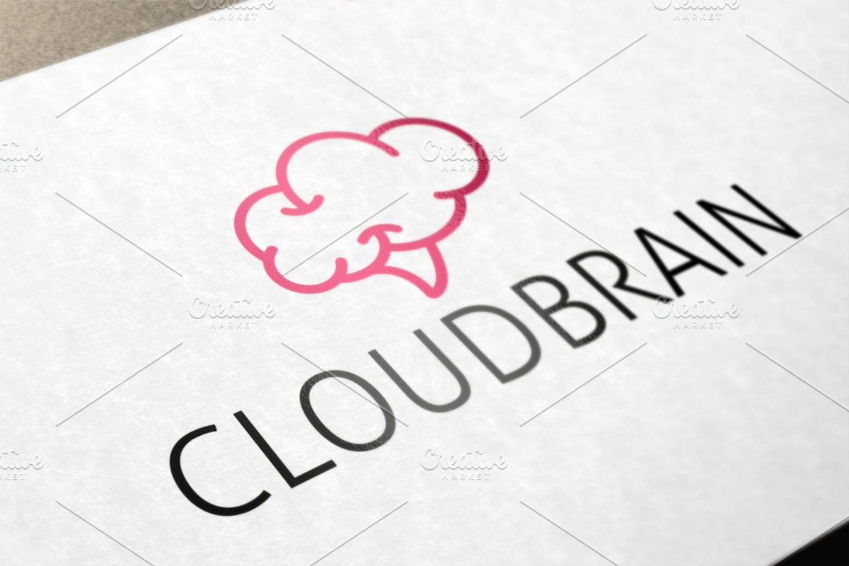 Cloud Brain Logo, a Branding & Logo Template by Luis Quesada Design (Photo 5 of 6)